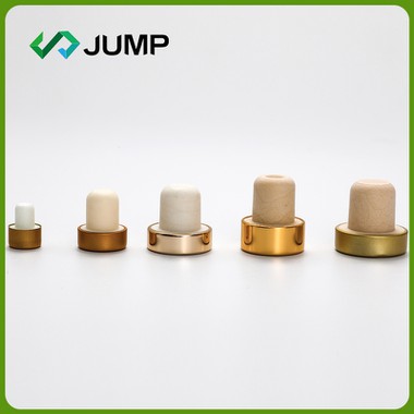 Whiskey Cork Topper with Metal Casting